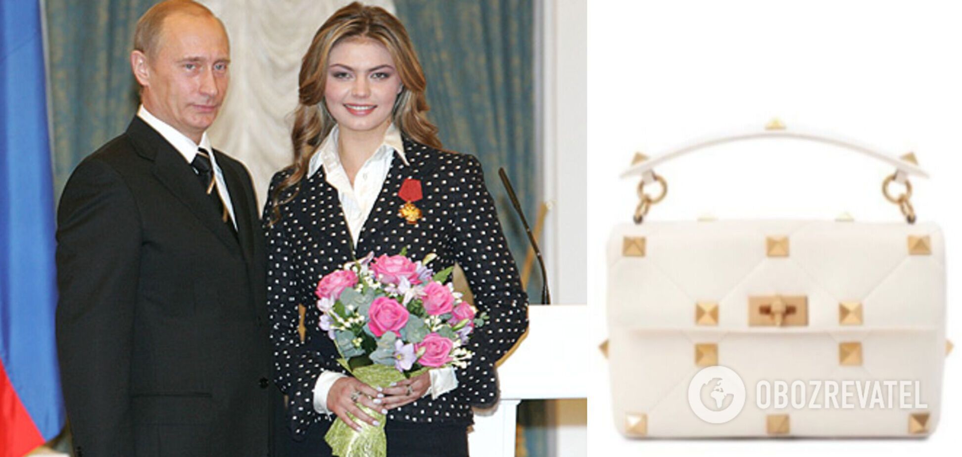 Коханка Путіна Кабаєва засвітилася на виставці в Російському музеї з люксовою сумкою від Valentino за 3 тисячі доларів