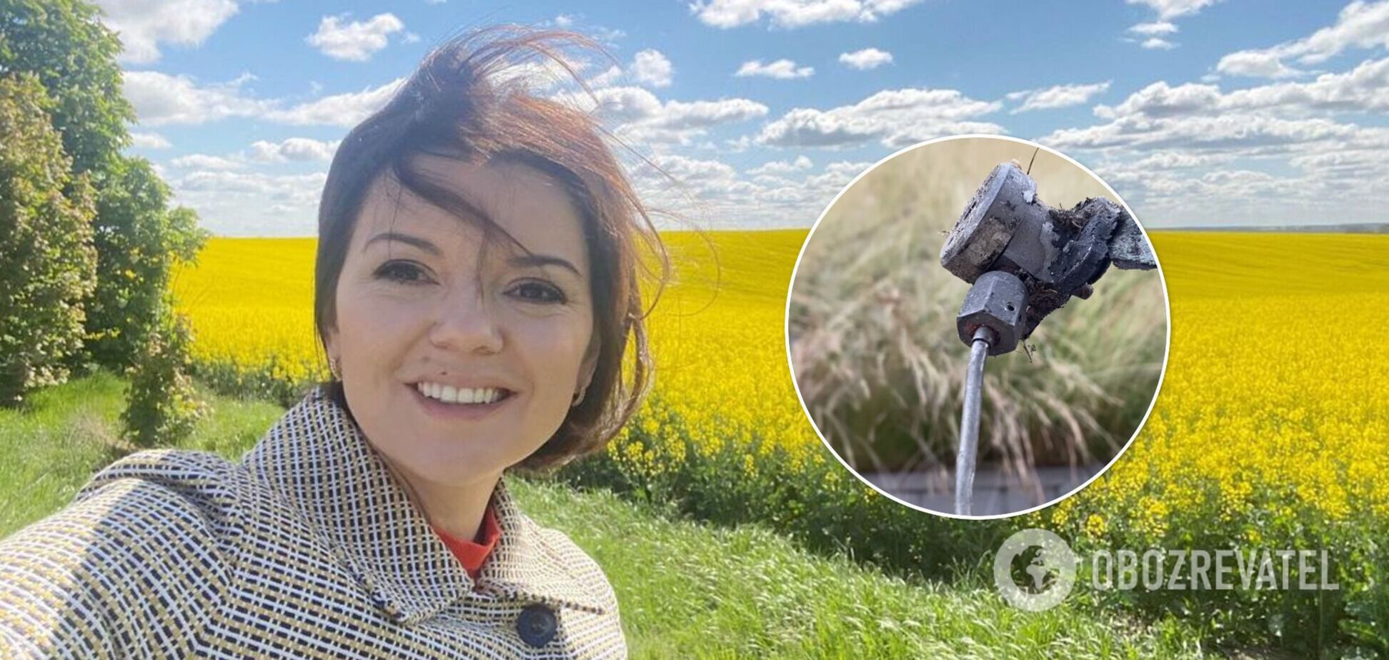 Маричка Падалко нашла на даче под Киевом 'привет' от оккупантов. Фото