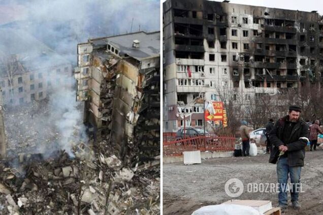 Оккупанты в Мариуполе заставляют людей работать за еду: разбирать завалы и хоронить погибших