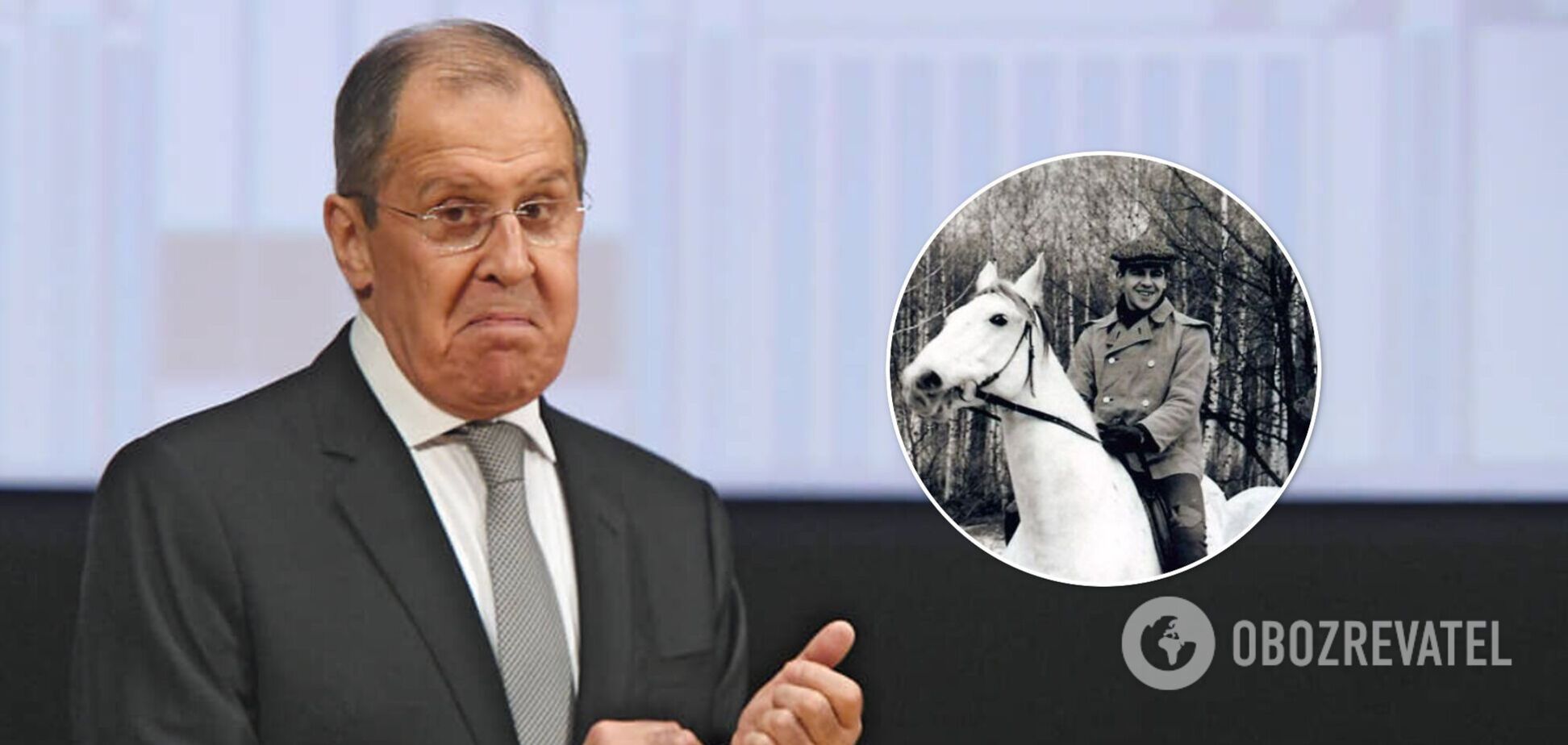 'Это золотой зуб?' Фото молодого Лаврова на коне попало в сеть