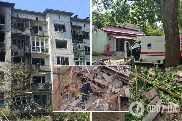 Зруйновані будинки, пожежі та поранені: з'явилося відео з Бахмута після нічного обстрілу