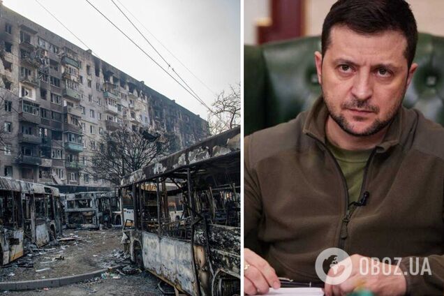 Как и в 2014 году, Мариуполь снова будет свободным: Зеленский пообещал поднять флаг Украины в разрушенном городе. Фото