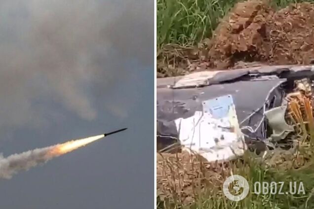 Сили ППО збили три ворожі крилаті ракети: з'явилося відео з місця падіння