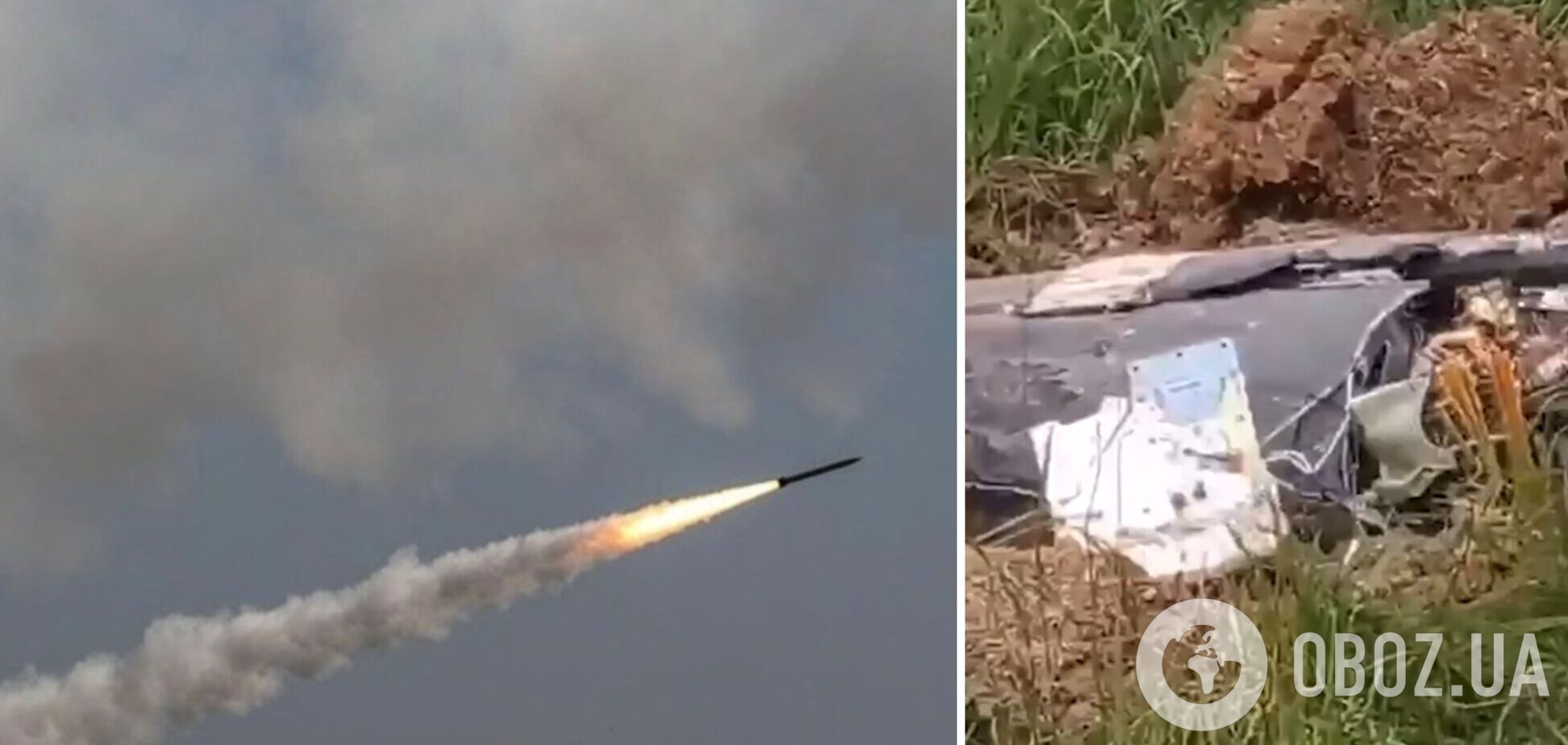 Силы ПВО сбили три вражеские крылатые ракеты: появилось видео с места падения