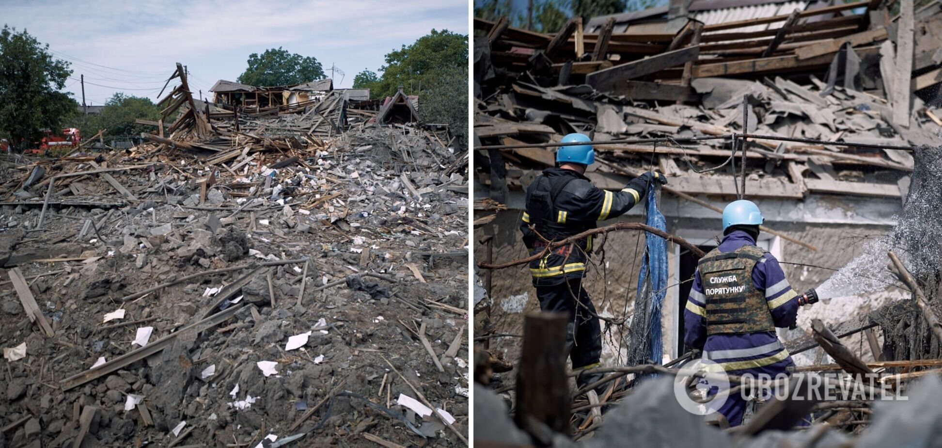 Один человек погиб, полностью разрушены три дома: фото последствий ночного ракетного авиаудара по Донетчине