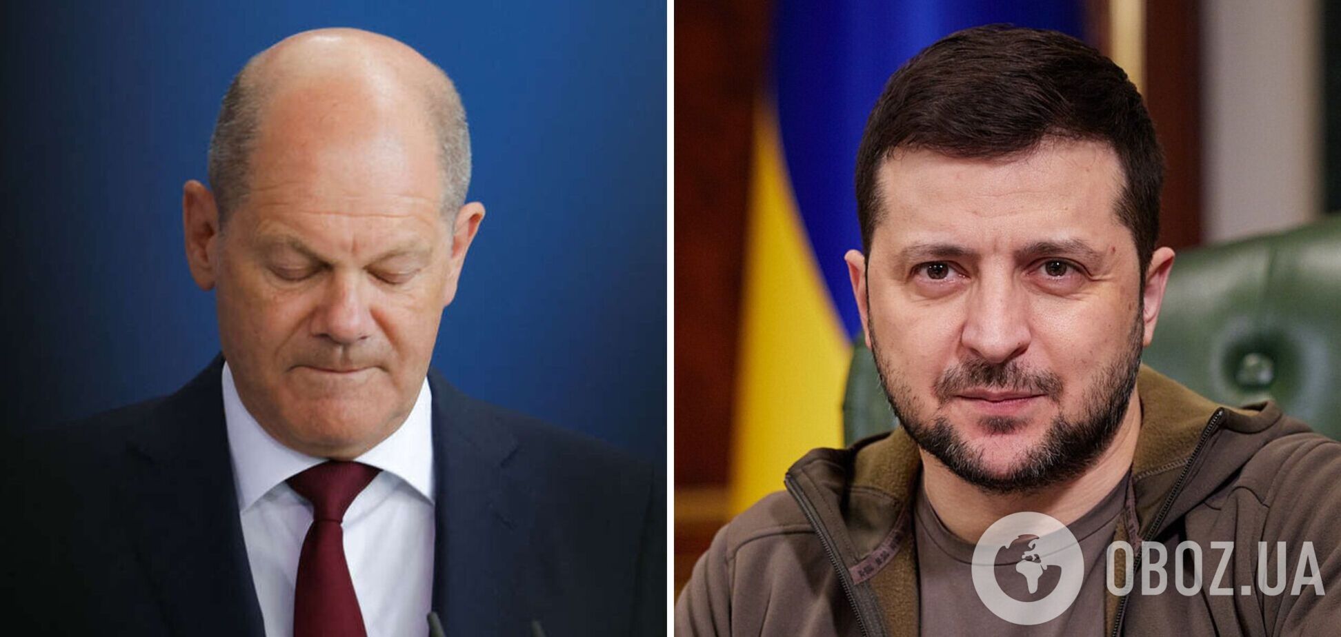 Зеленский призвал Шольца поддержать Украину и меньше беспокоиться о России