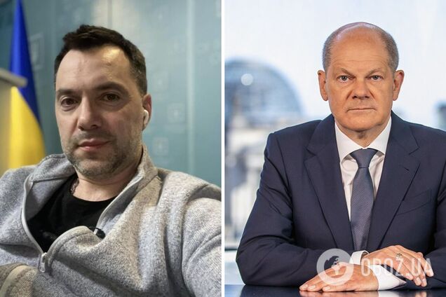 Олексій Арестович та Олаф Шольц