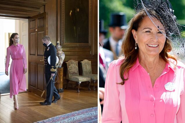 Мама Кейт Миддлтон вышла на публику в платье своей дочери. Фото