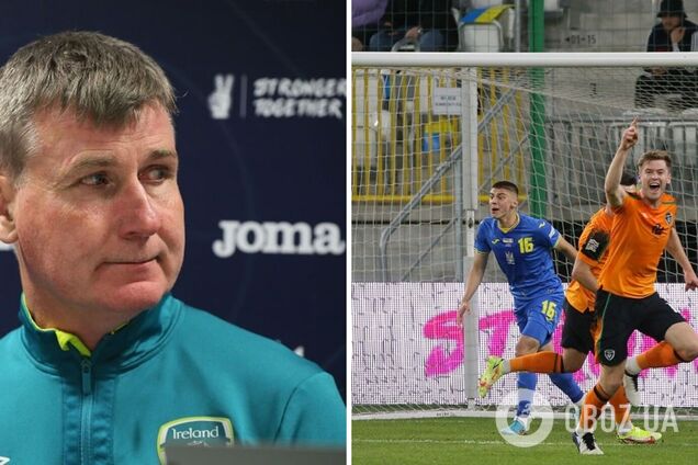 'Не должно быть': тренер Ирландии заявил о разочаровании от матча с Украиной
