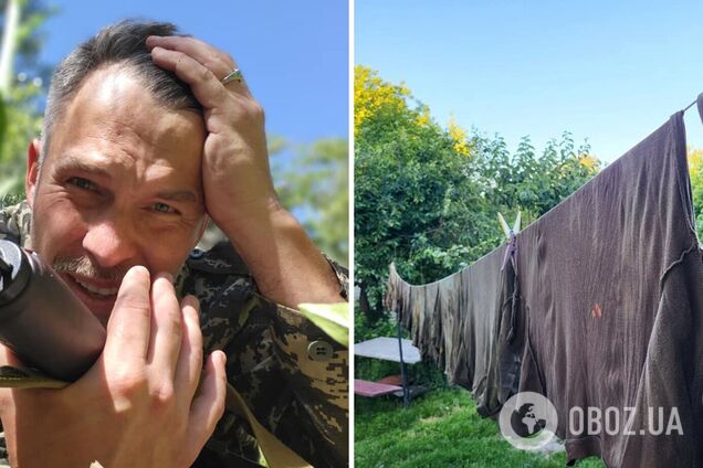 Актор-захисник Попенко розповів, як використали кинутий окупантами одяг: шукаємо нестандартні рішення