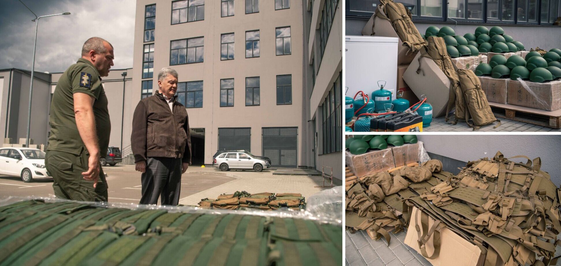 Бронежилеты, шлемы, РПС и генераторы – Порошенко отправил очередной груз на фронт