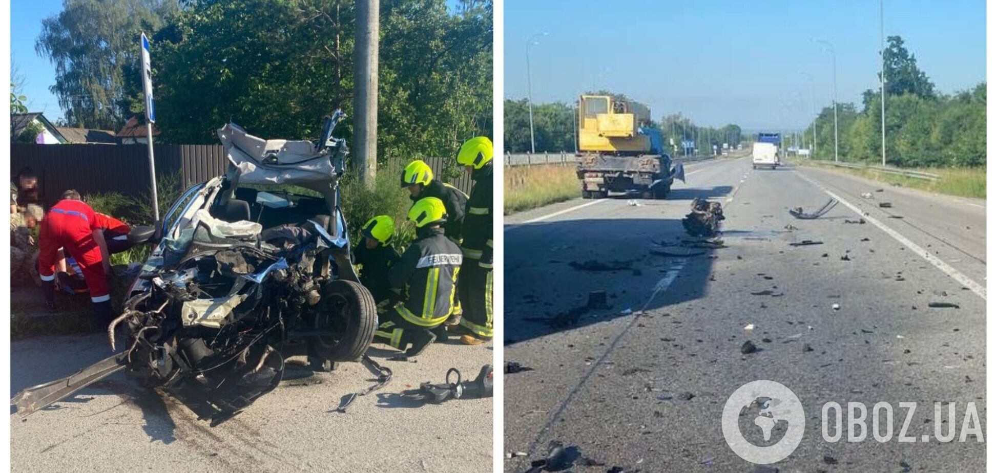 На Рівненщині у ДТП потрапило авто з військовими