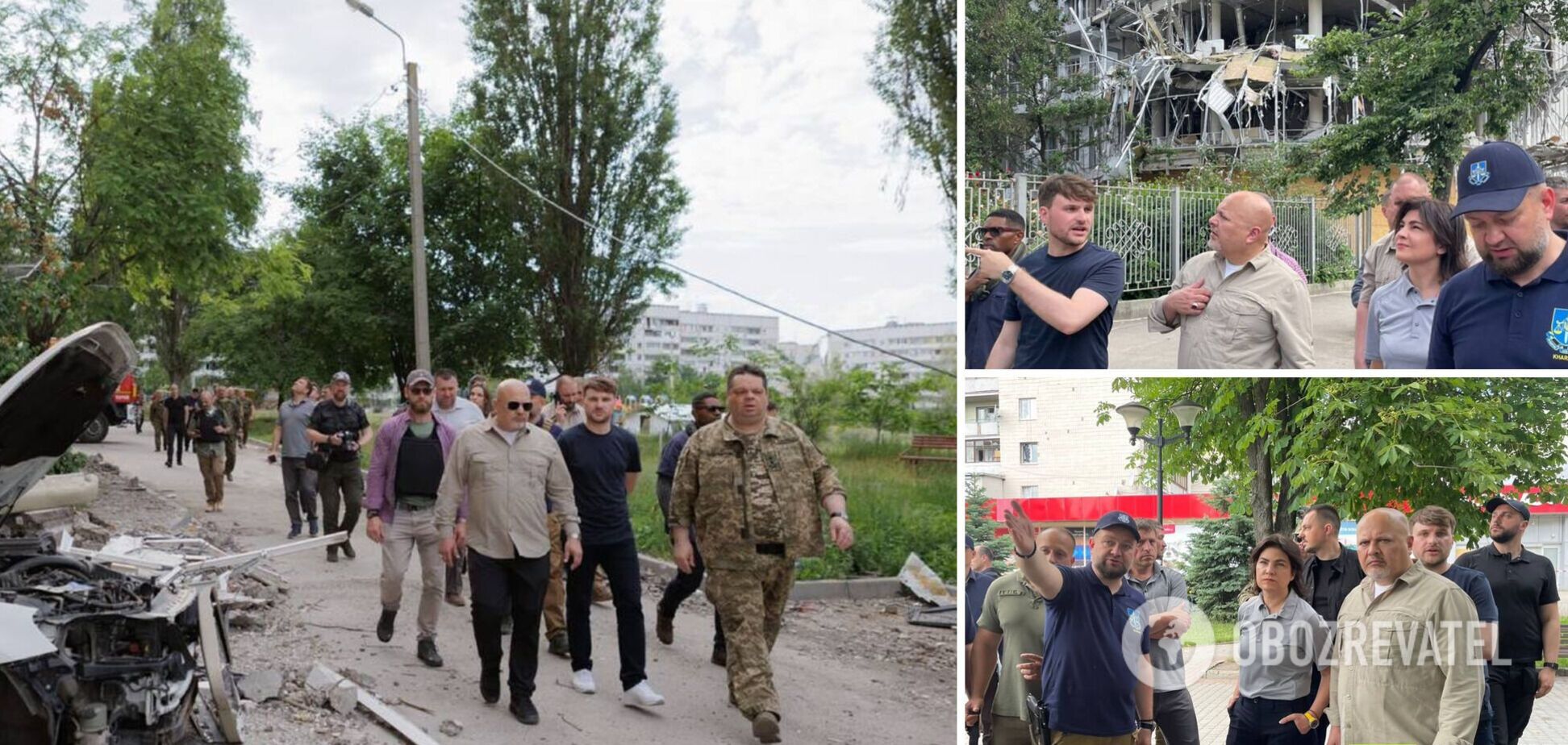 Прокурор суда в Гааге побывал на местах военных преступление российских оккупантов в Харькове. Фото