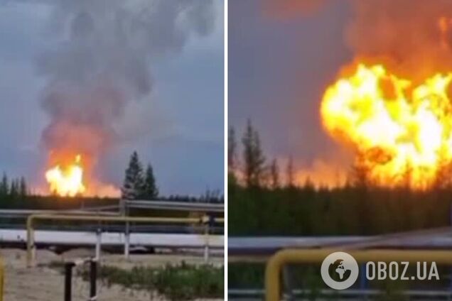 У Росії спалахнуло найбільше газове родовище. Відео