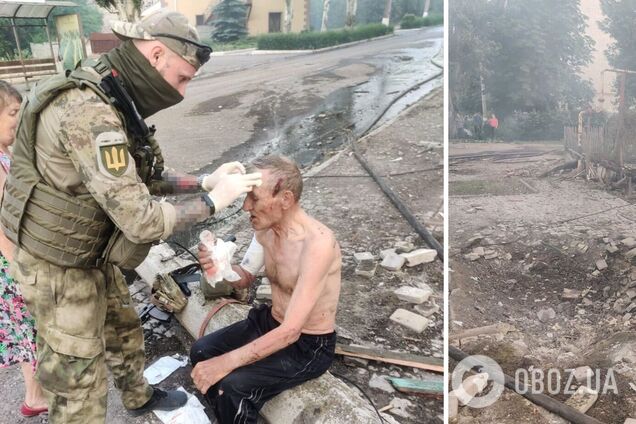 У Бахмуті снаряд влучив у будинок, де був чоловік: будівля повністю зруйнована. Фото