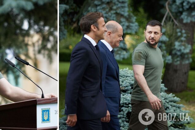 Європейські лідери під час пресконференції почули гул у небі