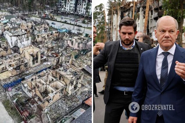 Шольц об увиденном в Ирпене: страшно, какие разрушения наносит эта война