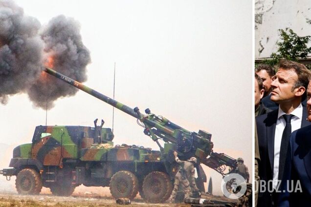 Макрон: Франция поставит Украине еще 6 артиллерийских установок Caesar