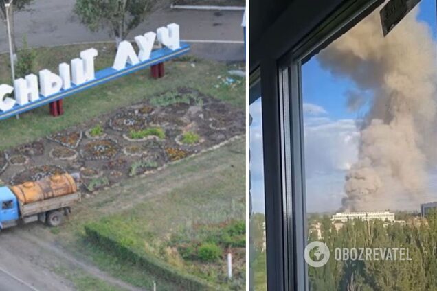 В окупованому Хрустальному на Луганщині 'хлопки': вибухнув склад із боєприпасами окупантів. Відео