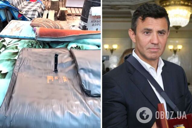 Тищенко передал киевской теробороне 40-летние бронежилеты: простреливаются насквозь, а пластины просто рассыпаются. Видео