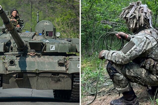 Українські військові захопили трофейний танк