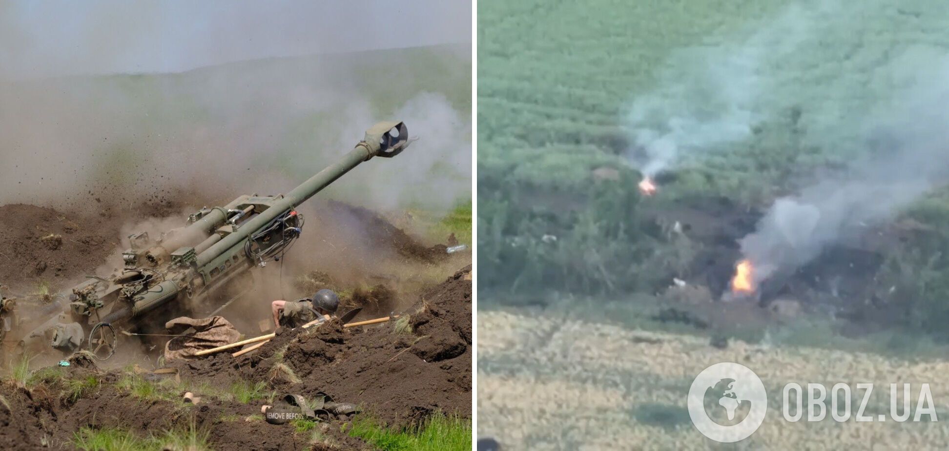Артиллерия 17-й бригады нанесла удары по российским оккупантам