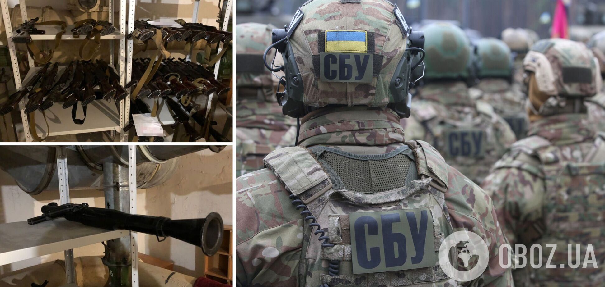У злоумышленников нашли оружие, взрывчатку и гранаты