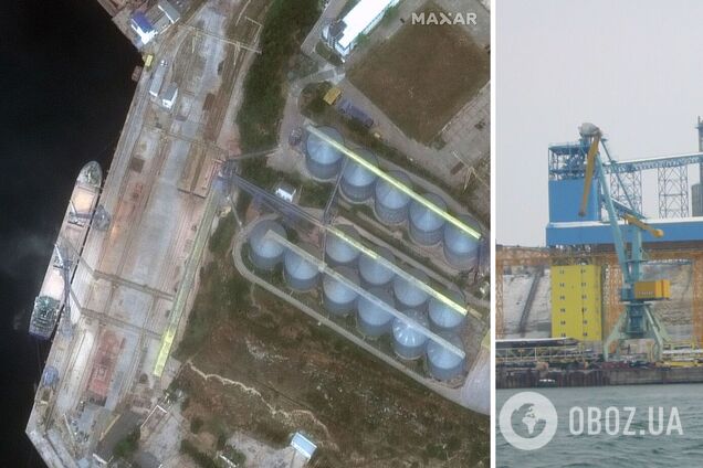 Maxar следит за вывозом краденного зерна через Крым