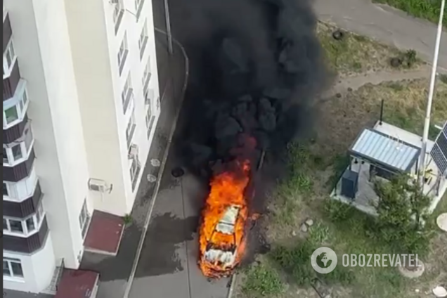 У Києві вибухнув легковик