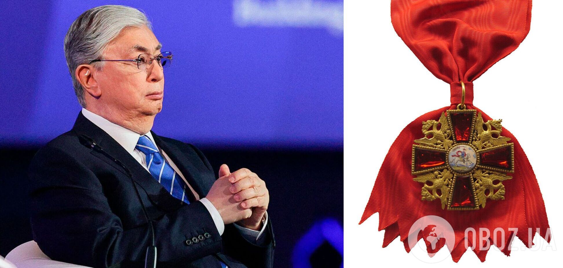 Глава Казахстану відмовився прийняти орден 'Олександра Невського' від Росії