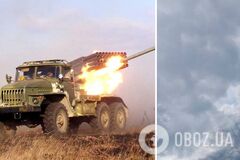 Войска РФ ударили ракетами по Изюмщине, начался мощный пожар. Фото