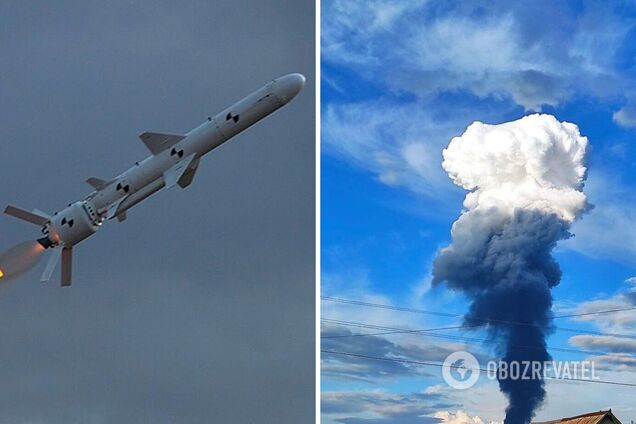 Війська РФ вдарили ракетами по нафтобазі на Дніпропетровщині, почалася потужна пожежа. Фото