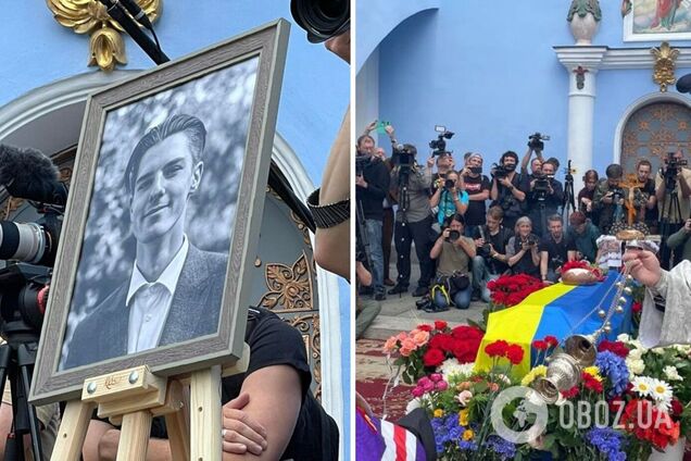 В Киеве попрощались с погибшим под Изюмом активистом Романом Ратушным. Фото и видео