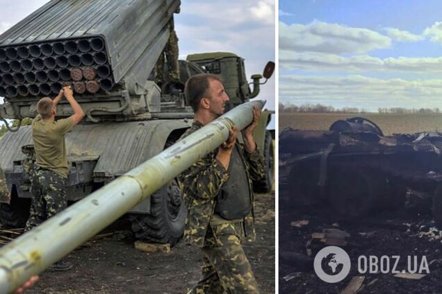 ВСУ с гвардейцами обнаружили и уничтожили бронетехнику российских оккупантов в Харьковской области. Видео