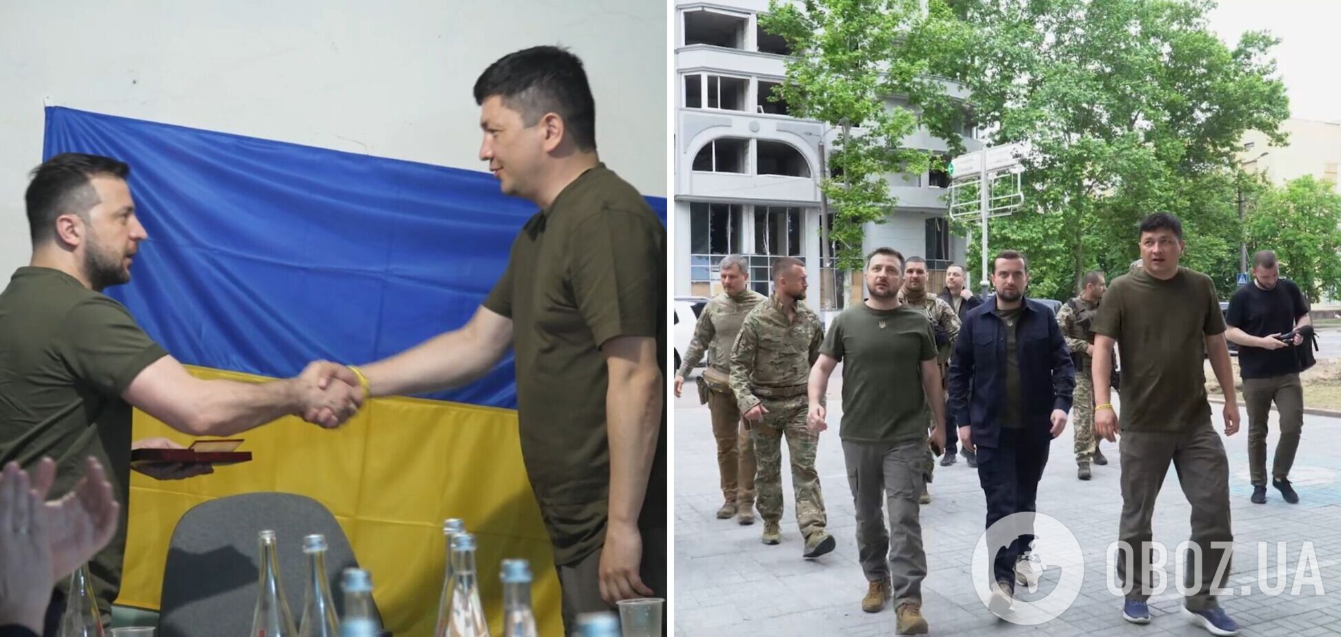 Зеленский посетил прифронтовый Николаев и Одессу: вручил награды и побывал на месте обстрела РФ. Фото и видео