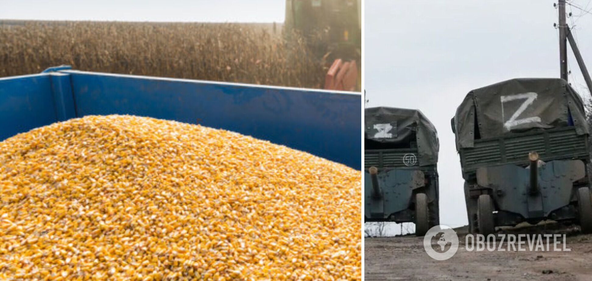 Окупанти вивозять зерно з України