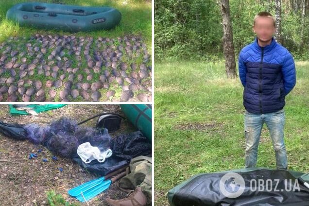 Мужчины ловили рыбу с помощью сеток