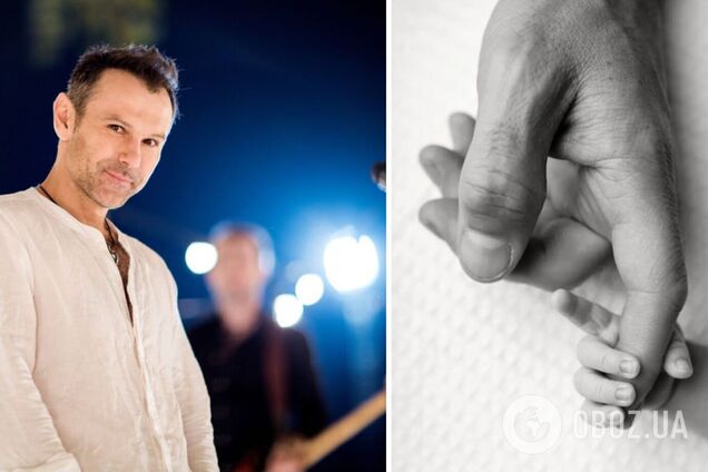 Вакарчук показав перше фото з маленьким сином