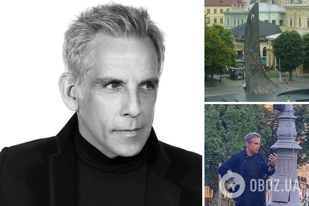 Звезда фильма 'Ночь в музее' Бен Стиллер засветился во Львове. Видео