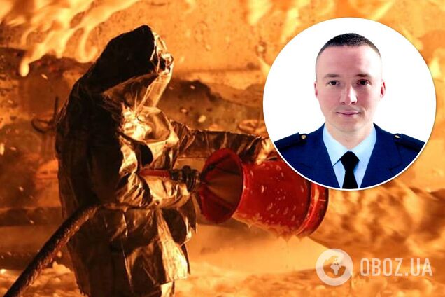 Назване ім'я рятувальника, який загинув під час ліквідації пожежі від ракетного удару на Дніпропетровщині. Фото