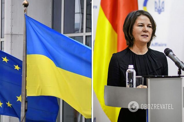 Анналена Бербок підтримує надання Україні статусу кандидата на вступ до ЄС