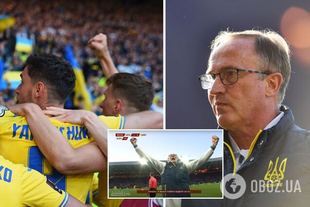 Разошелся: появилось видео невероятных эмоций Петракова после победы над Шотландией