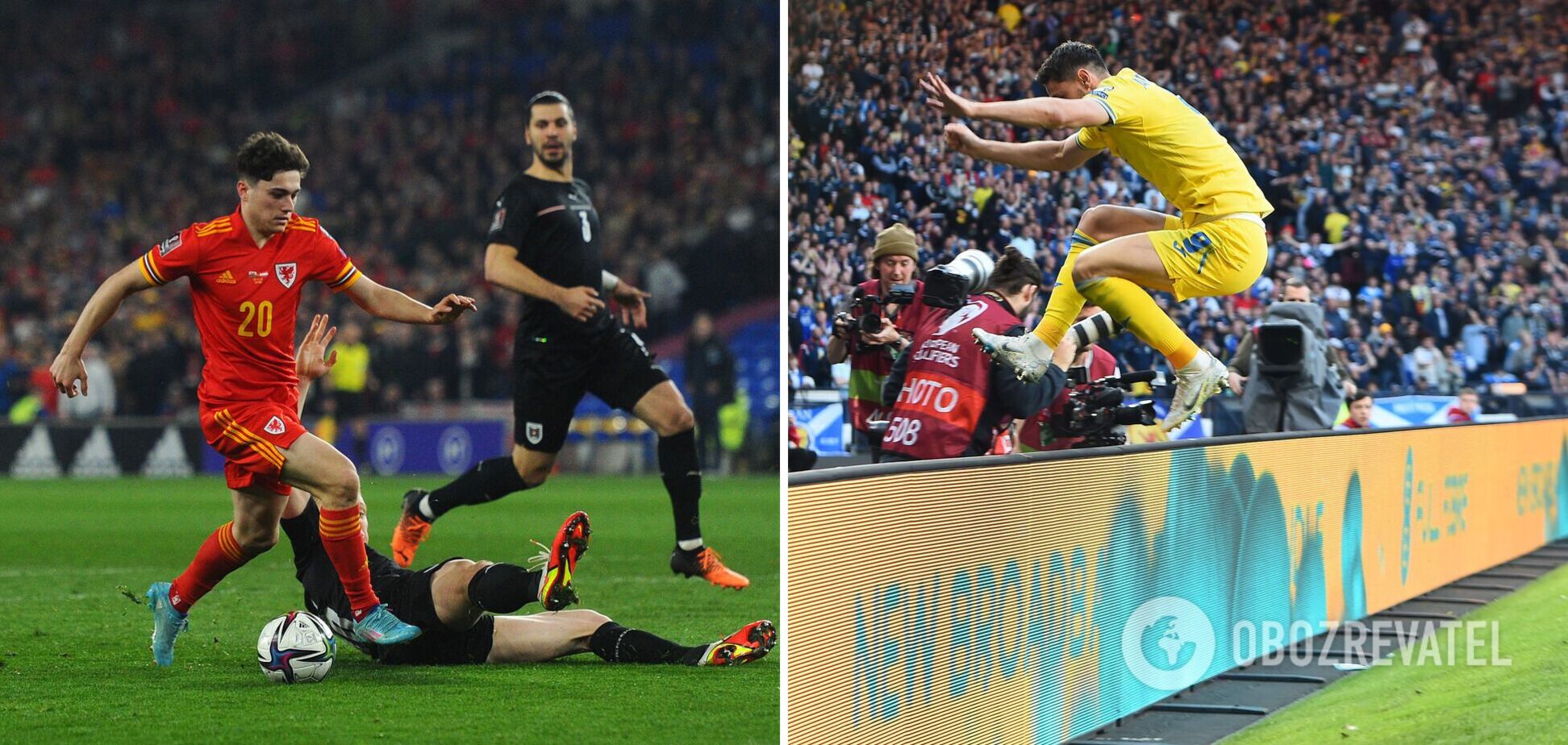 Уэльс – Украина: букмекеры дали прогноз на финал плей-офф отбора ЧМ-2022