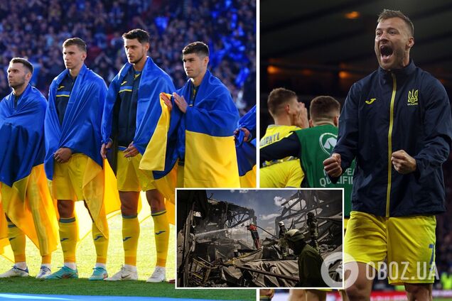 'Их страна в осаде, а люди убиты': игроков сборной Украины британские СМИ сравнили с крестоносцами, а Бущану угрожали 'повесткой'