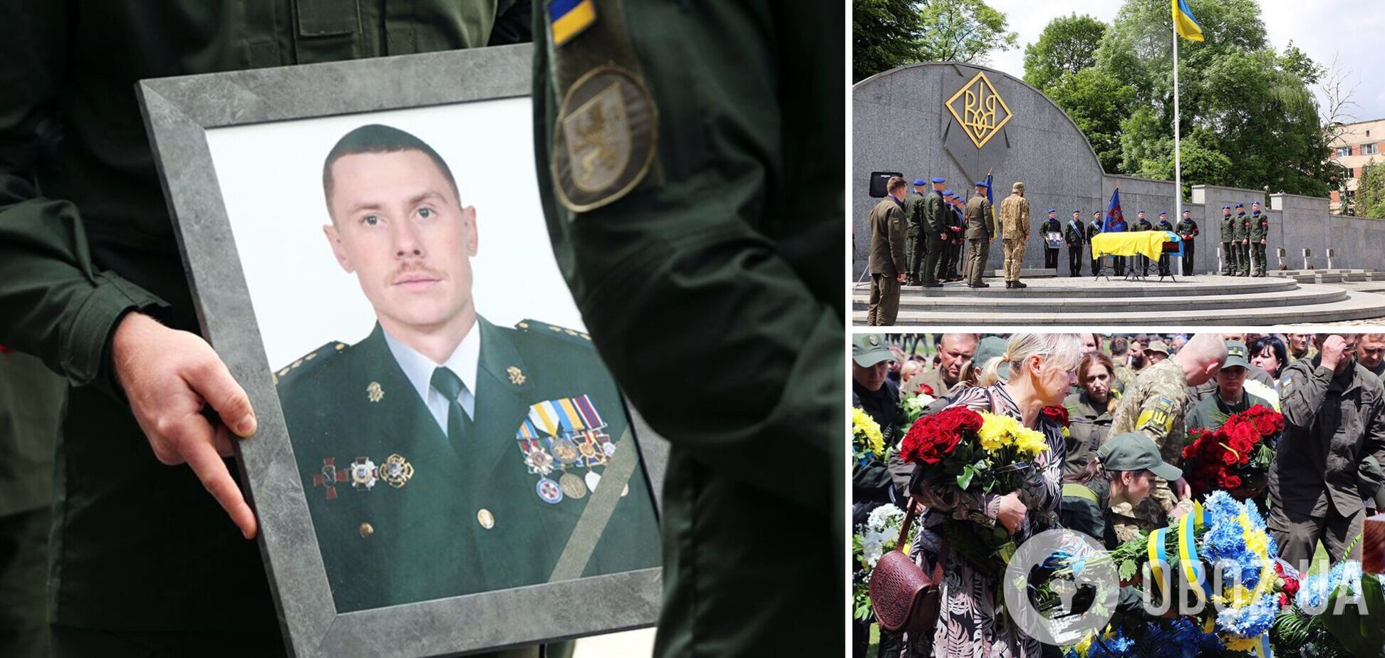 У Львові попрощалися із сином екскомандувача Нацгвардії, який загинув у бою за Україну. Фото