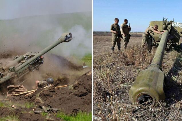 ВСУ уничтожили четыре 152-мм прицепные гаубицы 'Мста-Б'