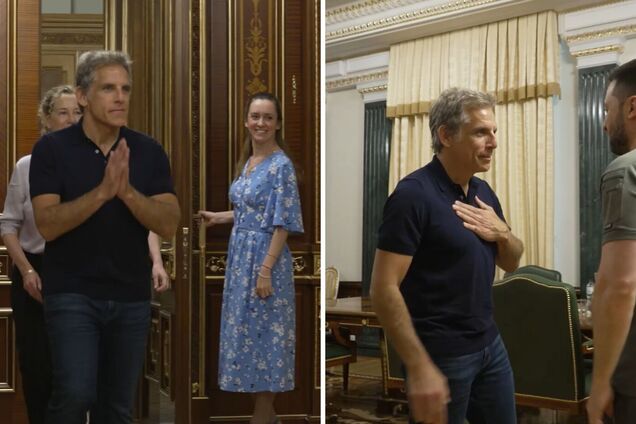 Владимир Зеленский встретился с актером и послом доброй воли ООН Беном Стиллером