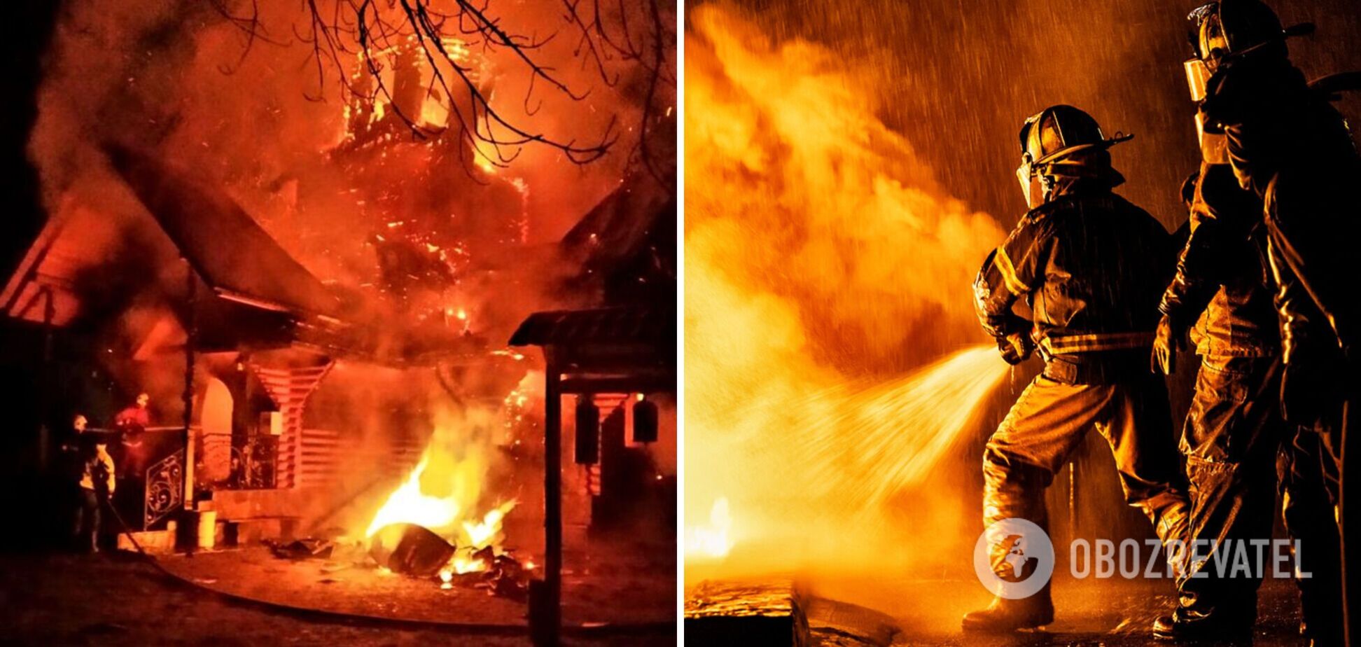 У Львові розгорілася пожежа у церкві УПЦ МП
