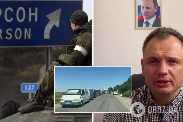 'Гауляйтер' Стремоусов похвалився, що між Херсонщиною та Кримом тепер немає кордону. Відео