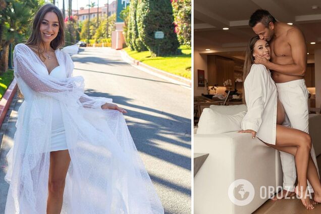 Победительница 'Холостяка-1' Александра Шульгина, недавно ставшая мамой, выходит замуж. Фото пары